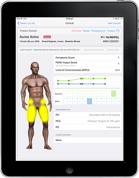 APSPad running on iPad